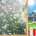 Thumbnail 3 de Frosted Glass Window Privacy Film 23.6"x77" 🪟