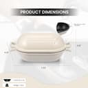 Thumbnail 1 de FRRLY Oval Enameled Cast Iron Dutch Oven 2.8QT 🍲