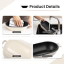 Thumbnail 3 de FRRLY Oval Enameled Cast Iron Dutch Oven 2.8QT 🍲