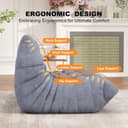 Thumbnail 2 de Full Foam Loveseat Sofa armless loveseat for living room 🛋️