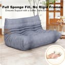 Thumbnail 5 de Full Foam Loveseat Sofa armless loveseat for living room 🛋️