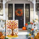 Thumbnail 2 de FUYUCHEN Hello Fall Cat Garden Flag 12x18 in 🎏