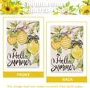 Thumbnail 4 de FUYUCHEN Hello Summer House Flag 28x40 inch outdoor garden flag 🏡