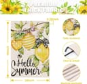 Thumbnail 5 de FUYUCHEN Hello Summer House Flag 28x40 inch outdoor garden flag 🏡