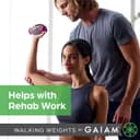 Thumbnail 2 de Gaiam Soft Dumbbell Walking Hand Weights with Strap 🎽