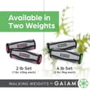 Thumbnail 6 de Gaiam Soft Dumbbell Walking Hand Weights with Strap 🎽