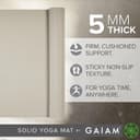 Thumbnail 1 de Gaiam Yoga Mat 68" x 24" 5mm non-slip mat 🧘♀️