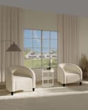 Thumbnail 6 de GarveeHome Accent Chair Boucle Barrel Round Armchair 🪑