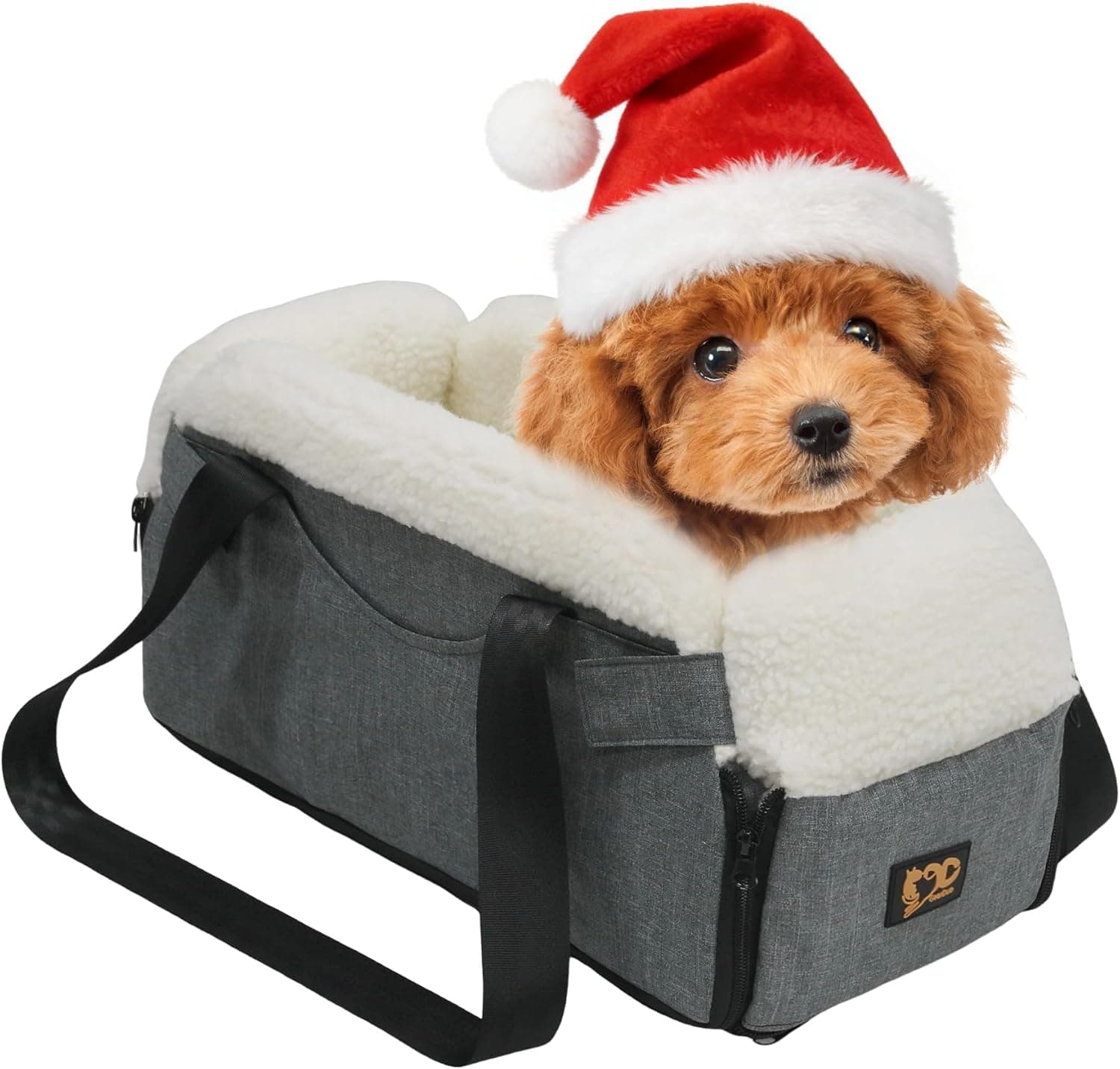 GeerDuo Center Console Dog Car Seat for Small Dogs 25 lbs 🐶