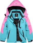 Thumbnail 4 de GEMYSE Girl's Waterproof Ski Jacket with Hood 🎿