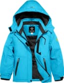 Thumbnail 6 de GEMYSE Girl's Waterproof Ski Jacket with Hood 🎿