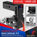 Thumbnail 1 de Geteen GT20052B Adjustable Trailer Ball Mount 10,000 GTW 🚚