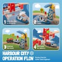 Thumbnail 1 de Giant bean 117-Piece Busy Port City Wooden Train Set 🚂