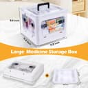 Thumbnail 3 de Gifhomfix 18QT Medicine Storage Box — Large Organizer 🧰