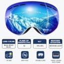 Thumbnail 4 de GlaRid OTG Ski Goggles PRO Frameless, 100% UV 🥽