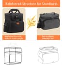 Thumbnail 3 de GLENKEY Expandable Insulated Lunch Box 20-can 🧺