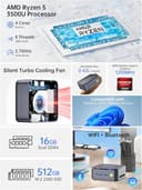 Thumbnail 1 de GMKtec G10 Mini PC Ryzen 5 3500U, 16GB 512GB 💻