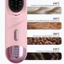 Thumbnail 5 de Go Brush Pro 2026 cordless hair straightener brush 4-temp 🎀