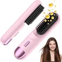 Thumbnail principal de Go Brush Pro 2026 hair straightener brush 4-temp 300M ions 🎀