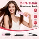 Thumbnail 1 de Go Brush Pro 2026 hair straightener brush 4-temp 300M ions 🎀