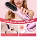 Thumbnail 5 de Go Brush Pro 2026 hair straightener brush 4-temp 300M ions 🎀