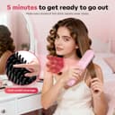 Thumbnail 6 de Go Brush Pro 2026 hair straightener brush 4-temp 300M ions 🎀