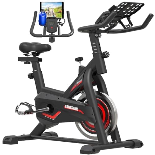 GOFLYSHINE Exercise Bike with LCD Monitor 🚴♀️