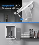 Thumbnail 2 de Gospire Heated Shower Mirror Fogless 5000mAh 🚿