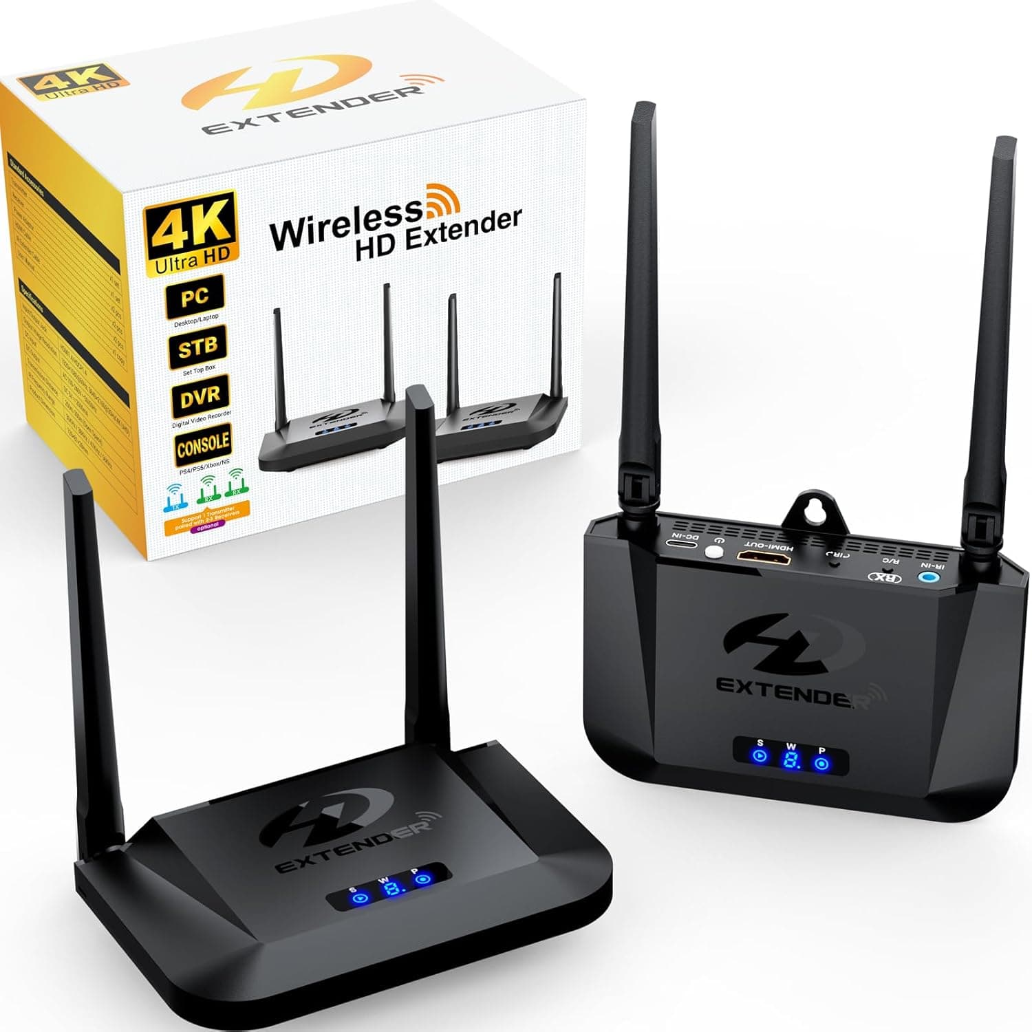 Graige Wireless HDMI Transmitter and Receiver 1000 FT 📺