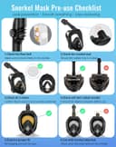 Thumbnail 5 de Greatever G2 Full Face Snorkel Mask 180° View 🤿