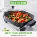 Thumbnail 1 de GreenLife 12" 5QT Electric Skillet — Nonstick Ceramic 🍳