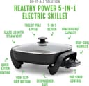 Thumbnail 2 de GreenLife 12" 5QT Electric Skillet — Nonstick Ceramic 🍳