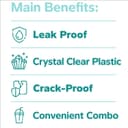 Thumbnail 2 de GUSTO 16 oz Clear Plastic Cups 100 Sets 🥤