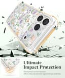 Thumbnail 3 de GVIEWIN iPhone 17 Pro Max clear floral MagSafe case 📱