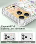 Thumbnail 7 de GVIEWIN iPhone 17 Pro Max clear floral MagSafe case 📱