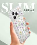 Thumbnail 8 de GVIEWIN iPhone 17 Pro Max clear floral MagSafe case 📱