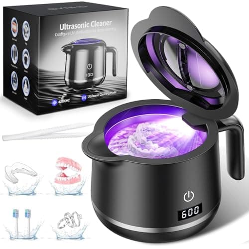 GYNHD Dental Ultrasonic Retainer Cleaner 45kHz ⏱️🦷