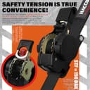 Thumbnail 2 de Haccoplanet Retractable Ratchet Straps 10 ft, 1763 lb 🧰