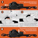 Thumbnail 6 de Haccoplanet Retractable Ratchet Straps 10 ft, 1763 lb 🧰