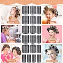 Thumbnail 3 de Hair Curler Rollers 24PCS Heatless Set 🎀