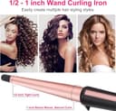 Thumbnail 2 de Hair Curling Wand 0.5–1 Inch Ceramic Curler 🎀