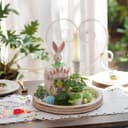 Thumbnail 3 de Hanobe Round Wooden Tray for Coffee Table Decor 🟡