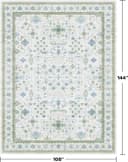 Thumbnail 1 de Hazo Haus 9 x 12 Rug Persian Oriental Design 🧶