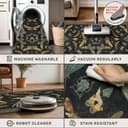 Thumbnail 3 de Hazo Haus 9x12 Black Rug 📐