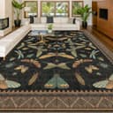 Thumbnail 5 de Hazo Haus 9x12 Black Rug 📐