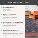 Thumbnail 6 de Hazo Haus Oversized Floral Rug 10x14 in Navy 🧶