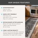 Thumbnail 6 de Hazo Haus Vintage Boho Rug 5 x 7 in 🧶