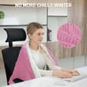 Thumbnail 3 de Heated Blanket Electric Throw with 6 Heat Settings 🛋️