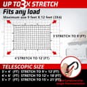 Thumbnail 2 de Heavy Duty Cargo Net 4'x4' for Pickup Truck Bed 🧰