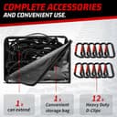 Thumbnail 4 de Heavy Duty Cargo Net 4'x4' for Pickup Truck Bed 🧰